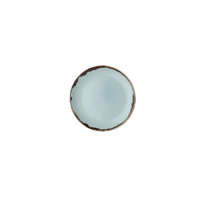 Dudson Harvest Coupe Plate 22 cm Turquoise Vitrified Porcelain - Dudson - 5034414461794