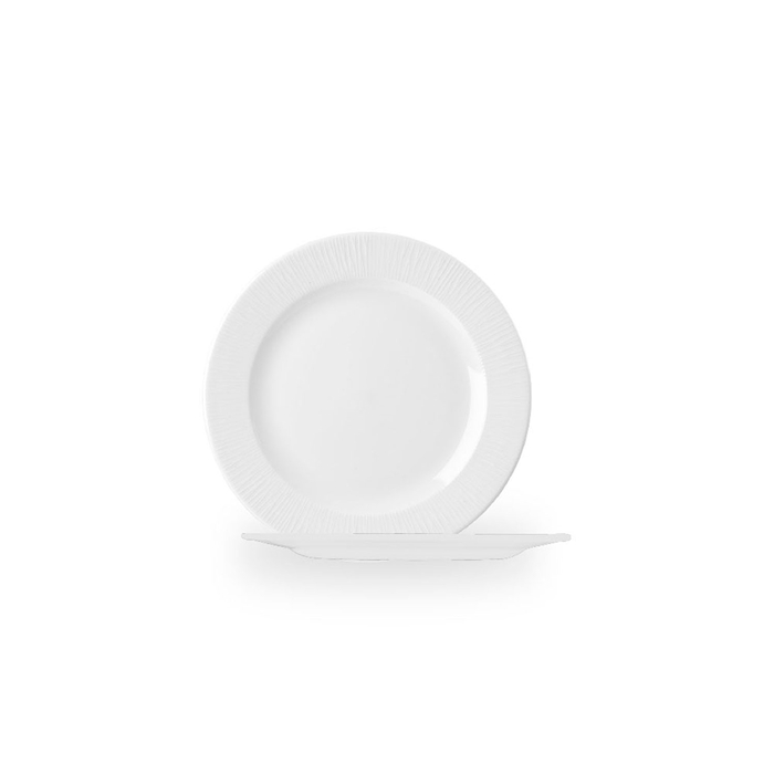 Sweet Plate 17 cm, Bamboo White, Vitrified Porcelain - Churchill - 5034414354669