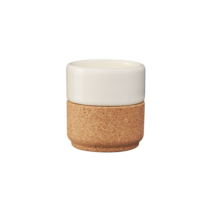 Chávena Expresso Faiança e Cortiça Alma Gémea Pérola 60ml - Amorim Cork - 5602248689785