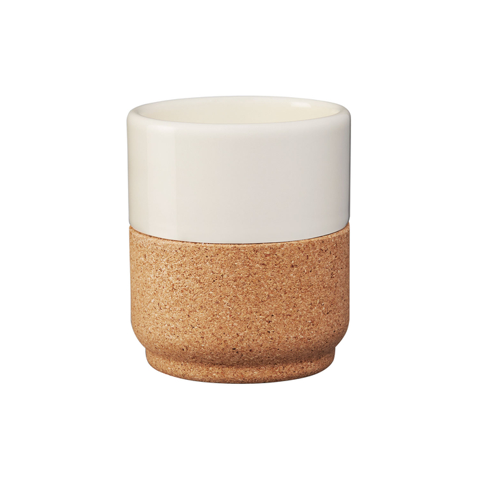 Chávena de Chá Faiança e Cortiça Alma Gémea Pérola 180 ml - Amorim Cork - 5602248689761