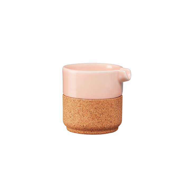 Ceramic and cork Milk Jug Alma Gémea Pink 40ml - Amorim Cork Composites - 5602248698510