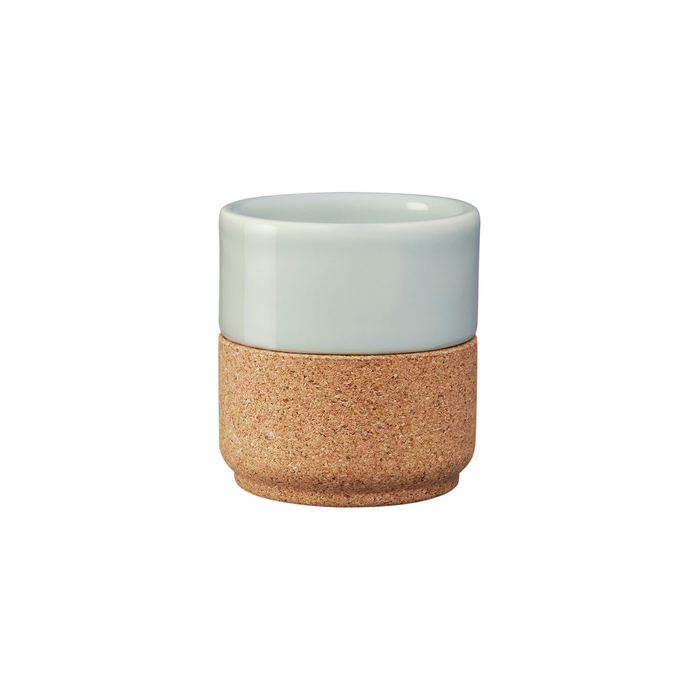 Chávena de Café Faiança e Cortiça Alma Gémea Verde 60 ml - Amorim Cork - 5602248698756