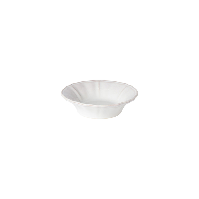 Alentejo appetizer plate 13.5cm, white stoneware with hand-painted wavy rims - Costa Nova - 5606739971496
