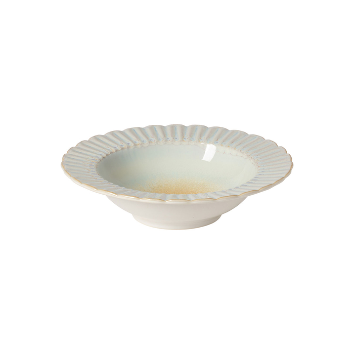 Cristal Soup / Pasta Plate 23 x 22.9 cm, fine stoneware with handcrafted crystal-inspired finish - Costa Nova - 5606739974763