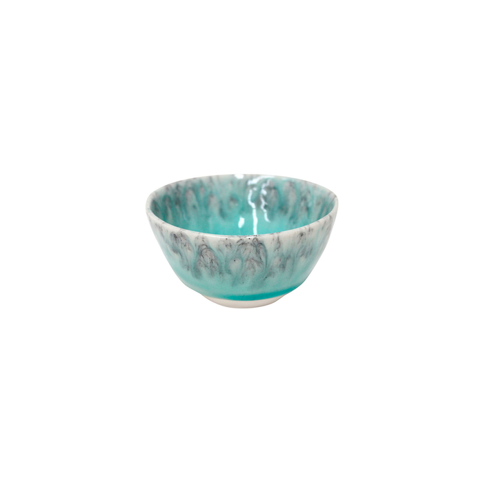 Taça de fruta Madeira azul 12cm, grés com acabamento craquelado artesanal - Costa Nova - 5606739932183