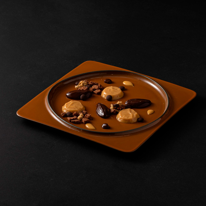 Prato raso quadrado Âmbar 27 x 27 cm - Costa Nova - 5606739961633