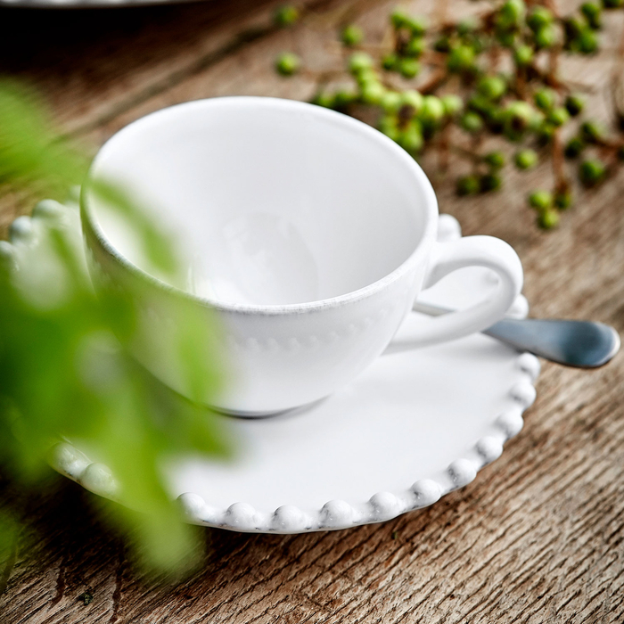 Pearl coffee cup and saucer 90ml - Costa Nova - 5606739915124