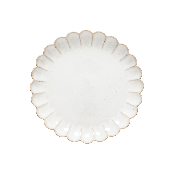 Prato Raso Marrakesh Branco, 28 cm, Porcelana vitrificada - Costa Nova - 5606739972035