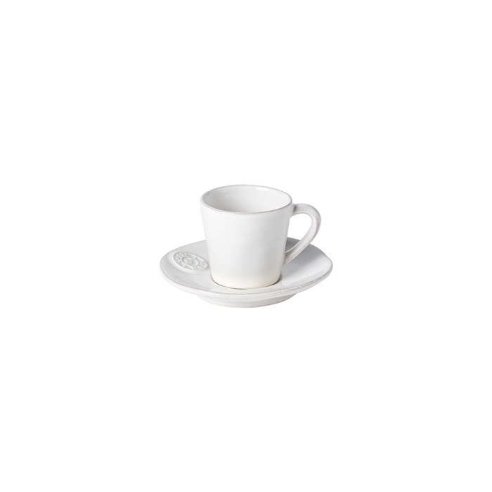Pires/Chávena Café Nova Branco 70 ml Grés fino - Costa Nova - 5606739915421