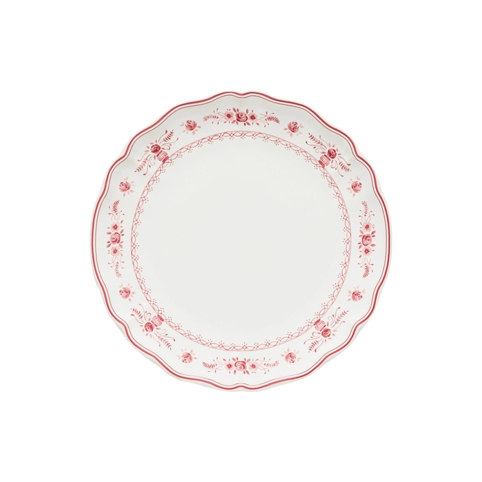 Vila Dinner Plate 27 cm White-Red Costa Nova - Costa Nova - 5606739980313