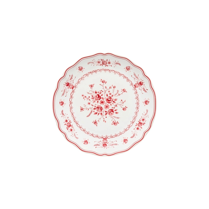 Vila Salad/Dessert Plate 21 cm White-Red Costa Nova - Costa Nova - 5606739980375