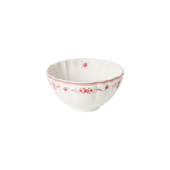 Taça Sopa/Cereais Costa Nova Vila 16 cm Branco-Vermelho - Costa Nova - 5606739980412