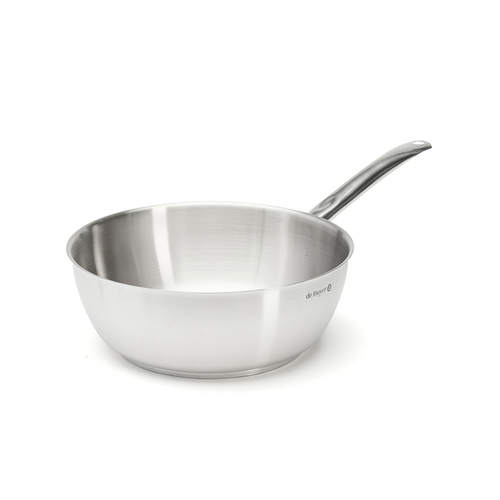 PRIM'APPETY 28 cm Sauté-Pan, Stainless steel - de Buyer - 3011243503286