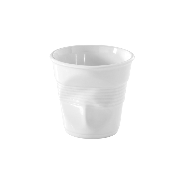 Revol Froissés Espresso Cup 80 ml White Porcelain - Revol - 3198246147690