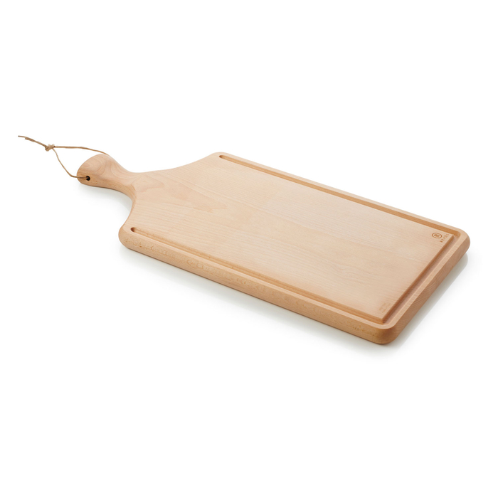 Beechwood serving/cutting board with handle 64x30cm - Revol - 3198246555556