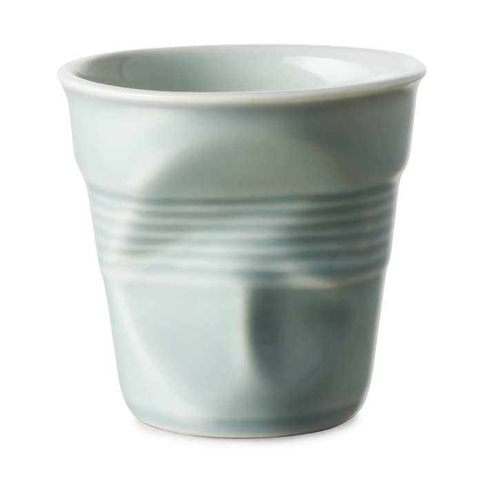 Revol Froissés Espresso Cup 80 ml Mistr Blue Porcelain - Revol - 3198246561069