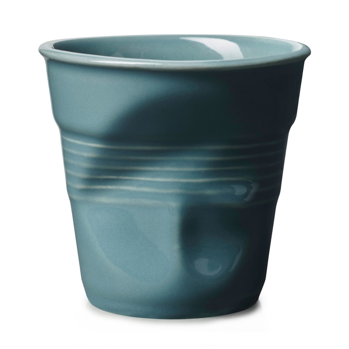 Revol Froissés Espresso Cup 80 ml Abyss Blue Porcelain - Revol - 3198246595705