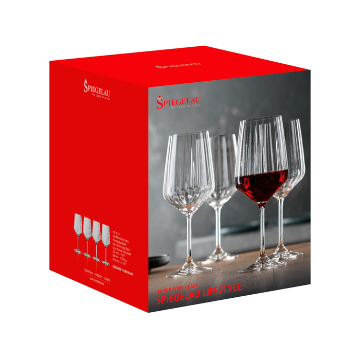 4 Copos Lifestyle vinho tinto 630ml - Spiegelau - 4003322293286