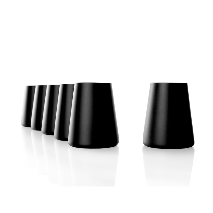 6 Black/Gold cup Power 380ml - Stölzle Lausitz - 5602737104850