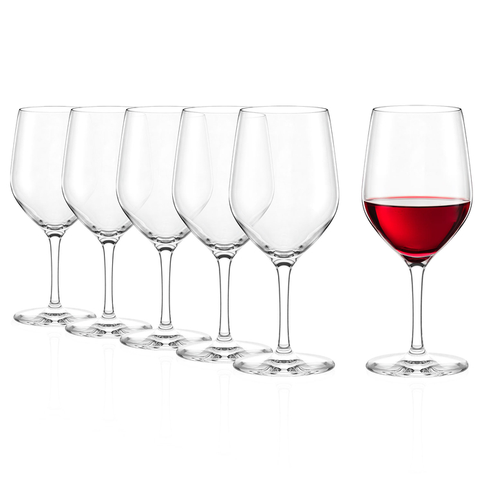 6 Ultra Red Wine Goblets 450 ml - Stölzle Lausitz - 5602737109060