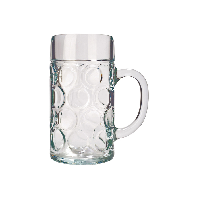 Isar Beer Mug 500ml crystal glass perfect for German lagers & celebrations - Stölzle Lausitz - 4012632092540