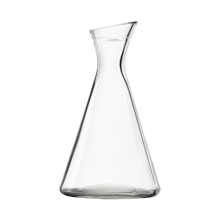 Pisa 1L Crystal Decanter - Simple, elegant design with tapered neck for easy pouring - Stölzle Lausitz - 9001518007261