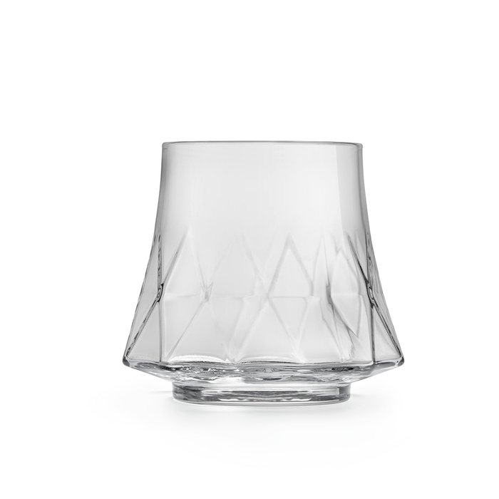 6 copos Divergence ergonómico, 290 ml, vidro transparente - Onis - 5602737109190
