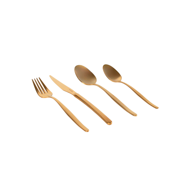 Faqueiro Bali titanium, 24 peças, Aço inoxidável - Servotel - 5602737108247
