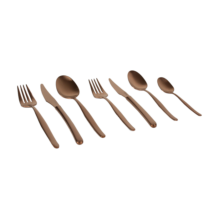 Bali copper, 84 Piece Cutlery Set, Stainless Steel - Servotel - 5602737108339