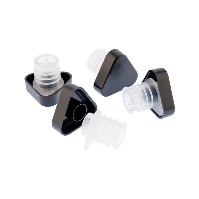 Anti-drip Wine Pourers with lid x4 - Koala - 8436040963944