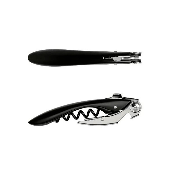 Koala High Tech Colours Black Corkscrew & 2 foil cutters, Stainless steel - Koala - 8436040963203