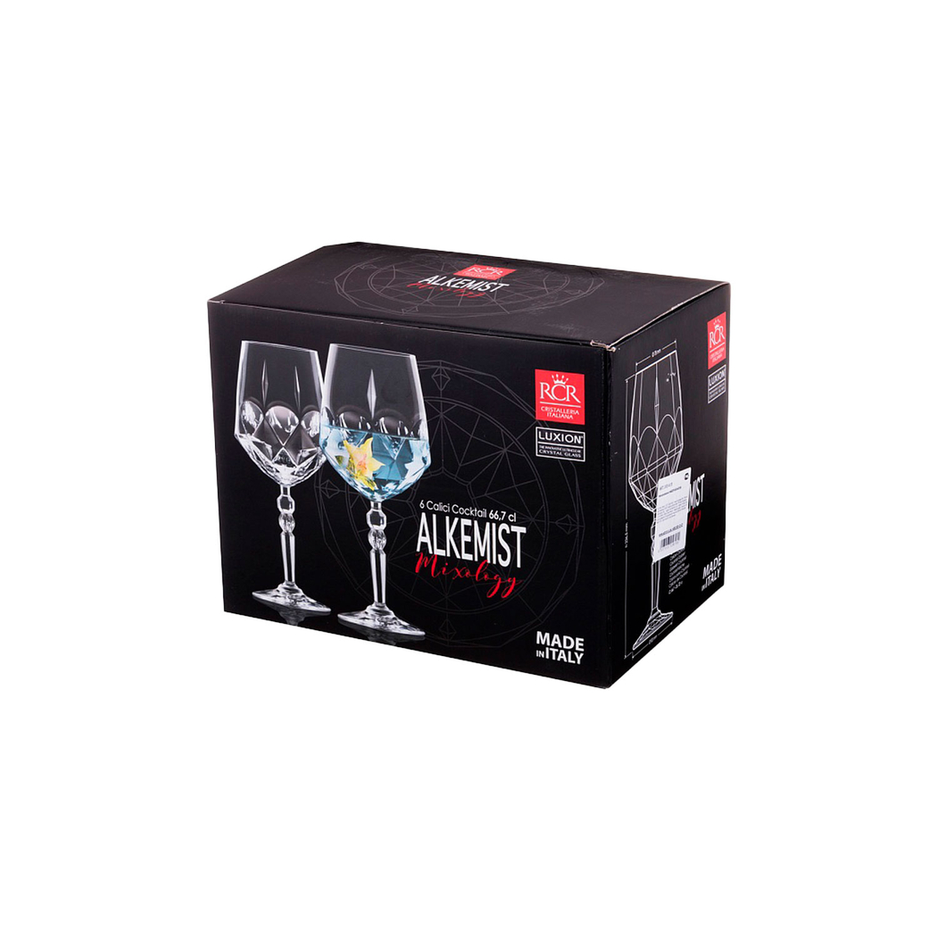 6 Alkemist glass 670ml - RCR - 8007815265220