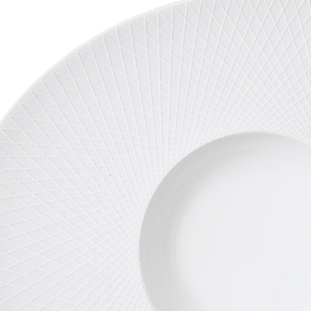Prato Marcador Graphique 32,5cm, Porcelana Branca - Degrenne - 3057192454477