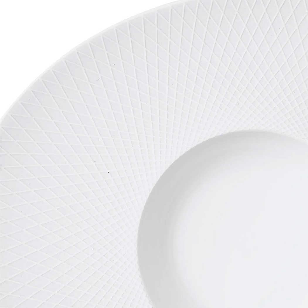 Prato Raso Graphique 28,5cm, Porcelana Branca - Degrenne - 3057192454491