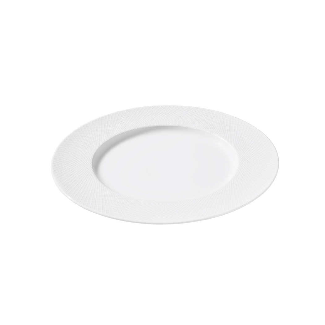 Prato Raso Graphique 28,5cm, Porcelana Branca - Degrenne - 3057192454491