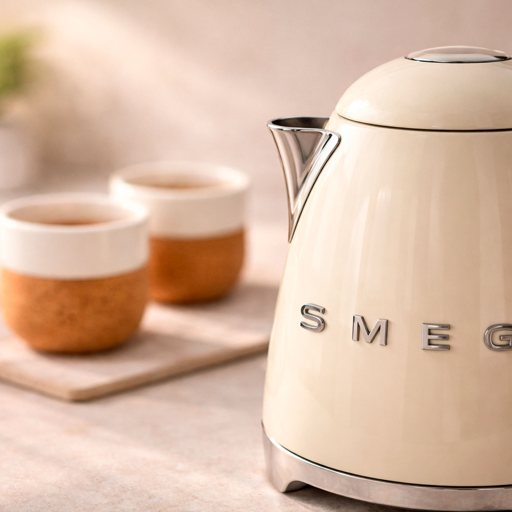 Pearl Tea Ritual Set Alma Gémea and SMEG Cream - SMEG Portugal | Exclusive Design Kitchen Packs - 5602737110486