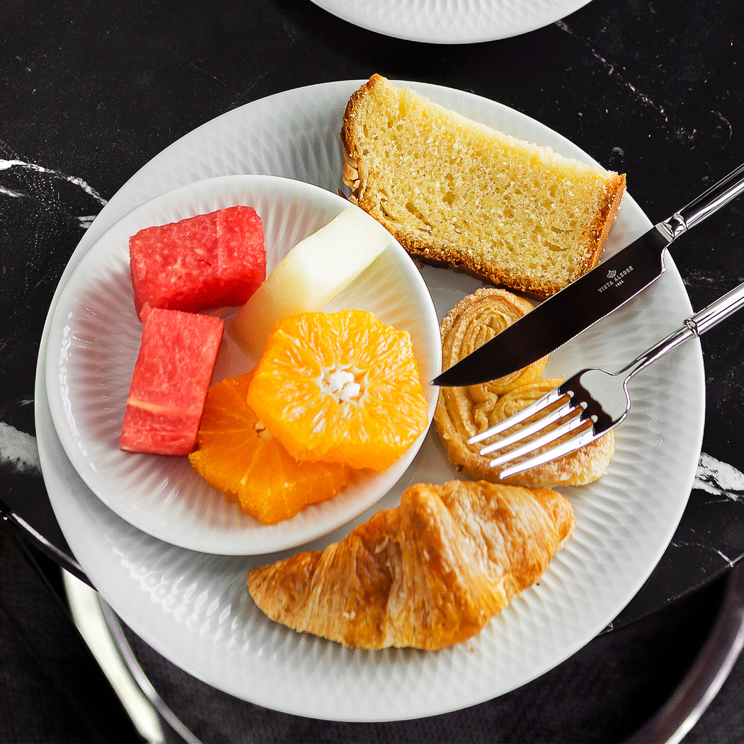 Utopia Dessert Plate White 17cm - Vista Alegre - 5601266908755