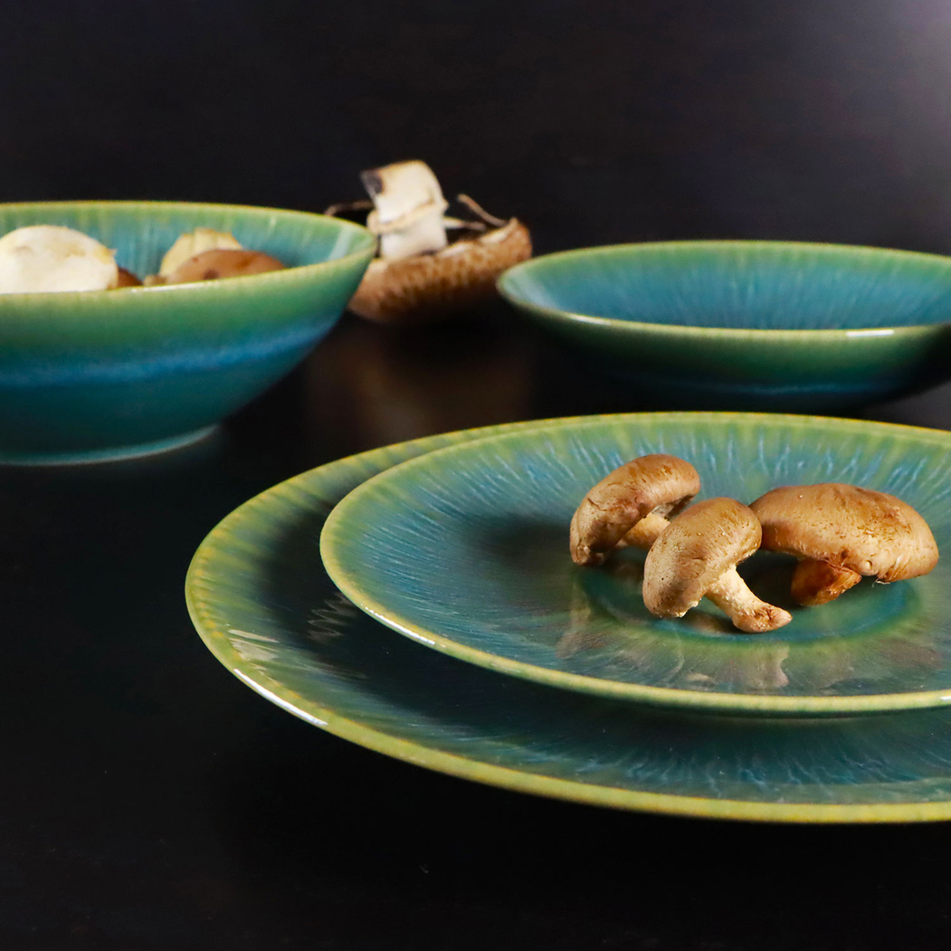 Agata Esmeralda salad bowl 24cm - Mesa Ceramics - 5600498208060