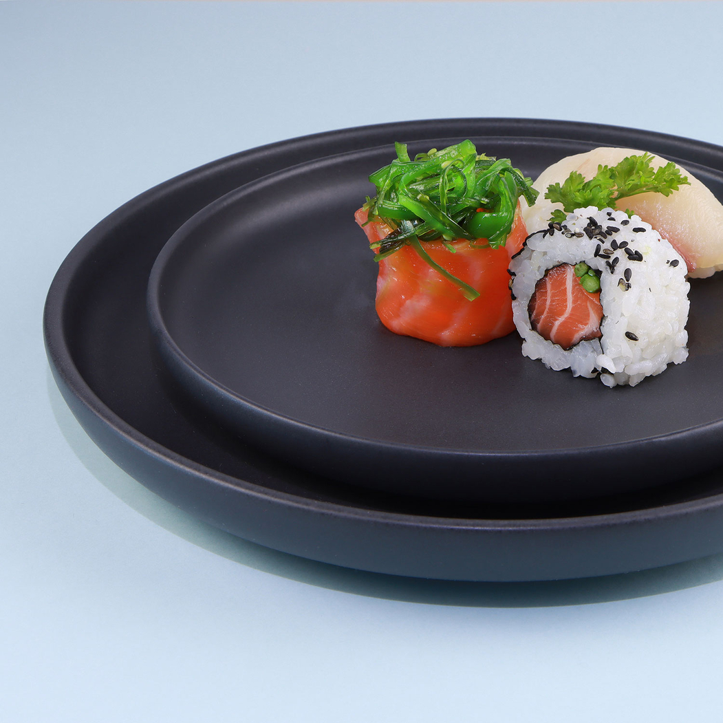 Black Sand dessert plate 17cm - Mesa Ceramics - 5600498203256