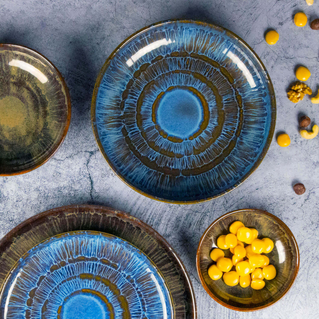 Oro Cobalto bowl 22cm - Mesa Ceramics - 5600498207575