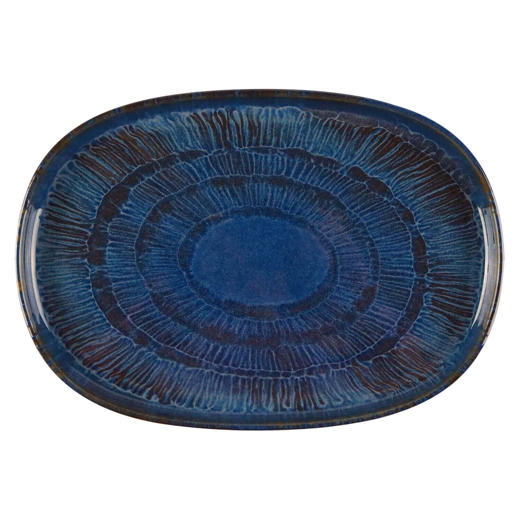 Travessa Oro Cobalto 33cm - Mesa Ceramics - 5600498207438