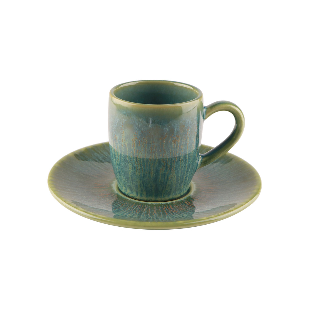 Chávena de café Agata Esmeralda 80ml verde