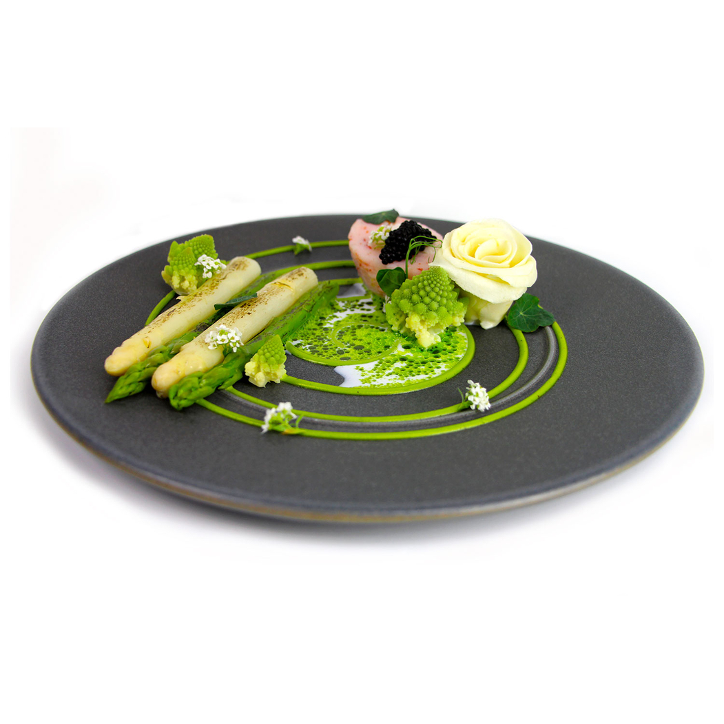 Único Antracite deep plate 28cm - Mesa Ceramics - 5600498212586