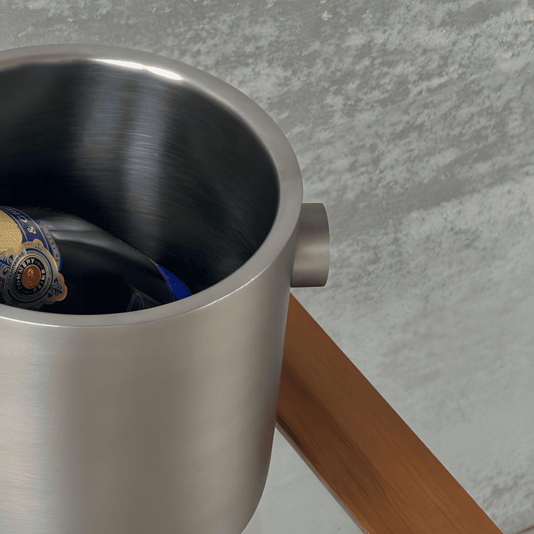 XLBoom Rondo Double Wall Wine Bucket Stainless Steel 8.5 L Black - XLBoom - 5425005814363