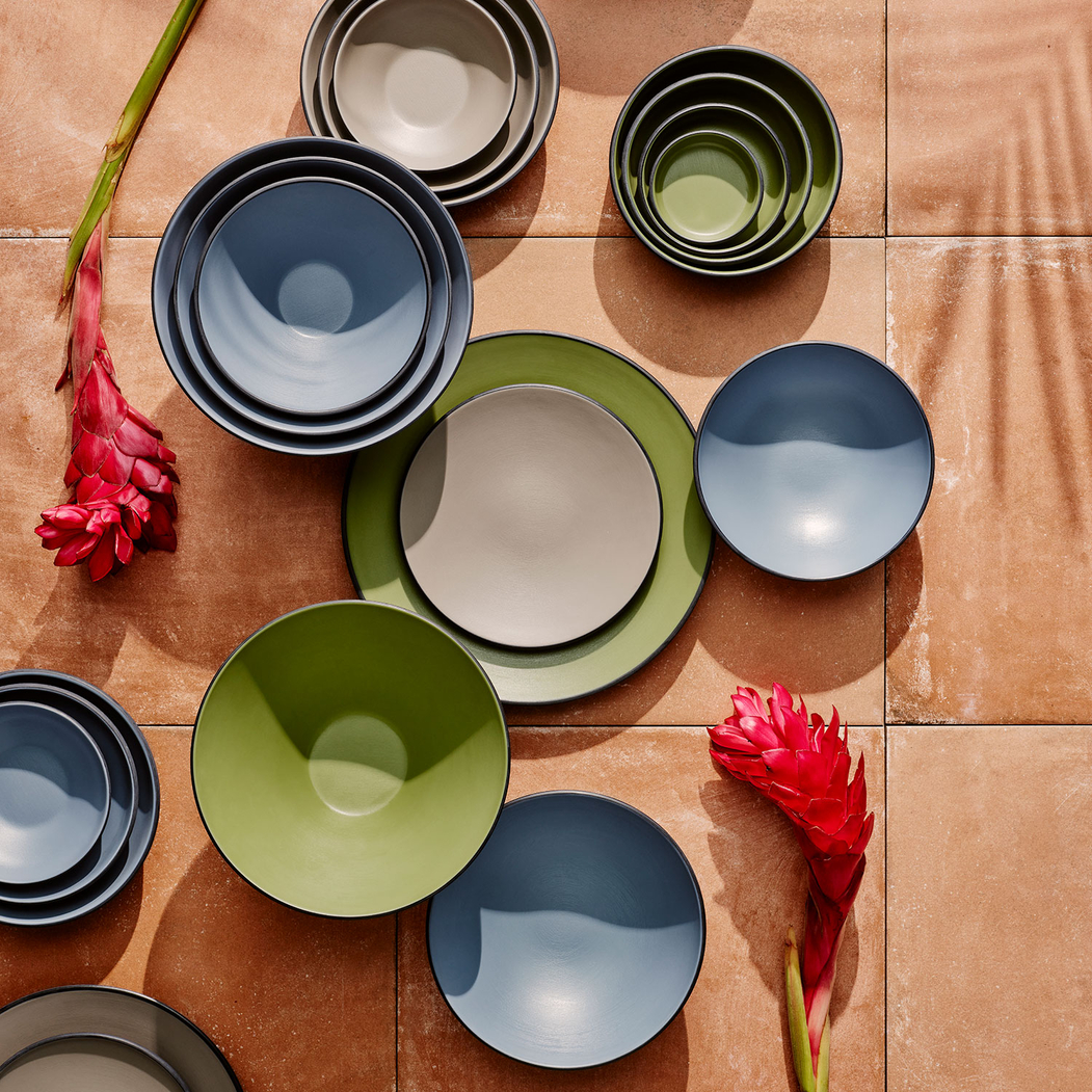 Baja Lagoon rectangular Platter 25cm, resistant Melamine - Steelite - 5018461694008