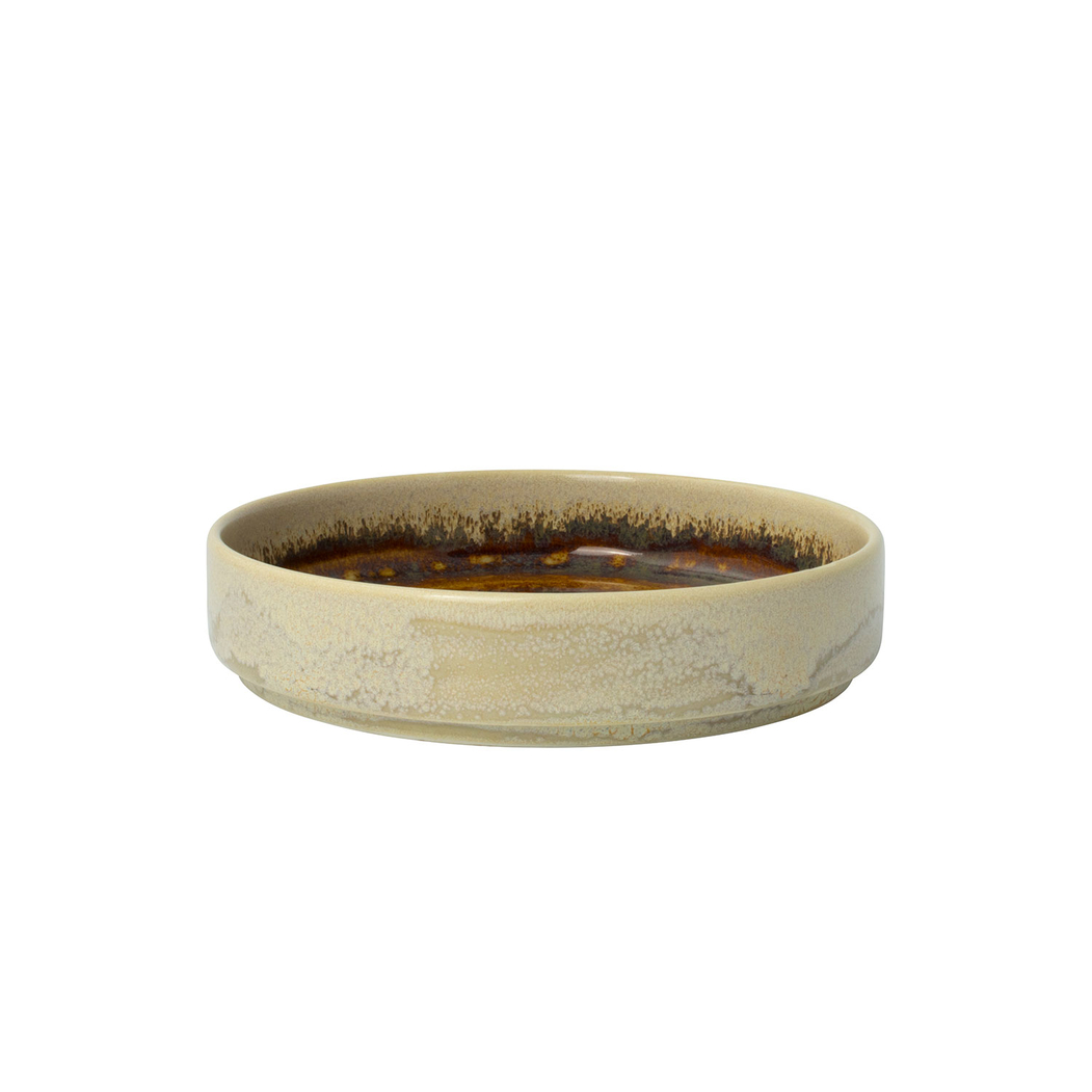 Aurora Vesuvius Amber Deep Plate 13,5cm, vitrified Porcelain - Steelite - 5018461672303