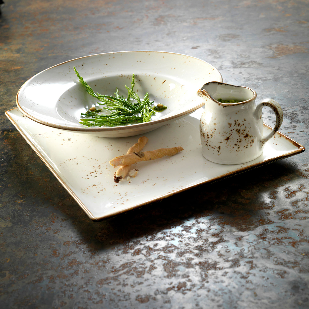Prato Fundo Craft Branco 27cm, Porcelana vitrificada - Steelite - 5018461425176