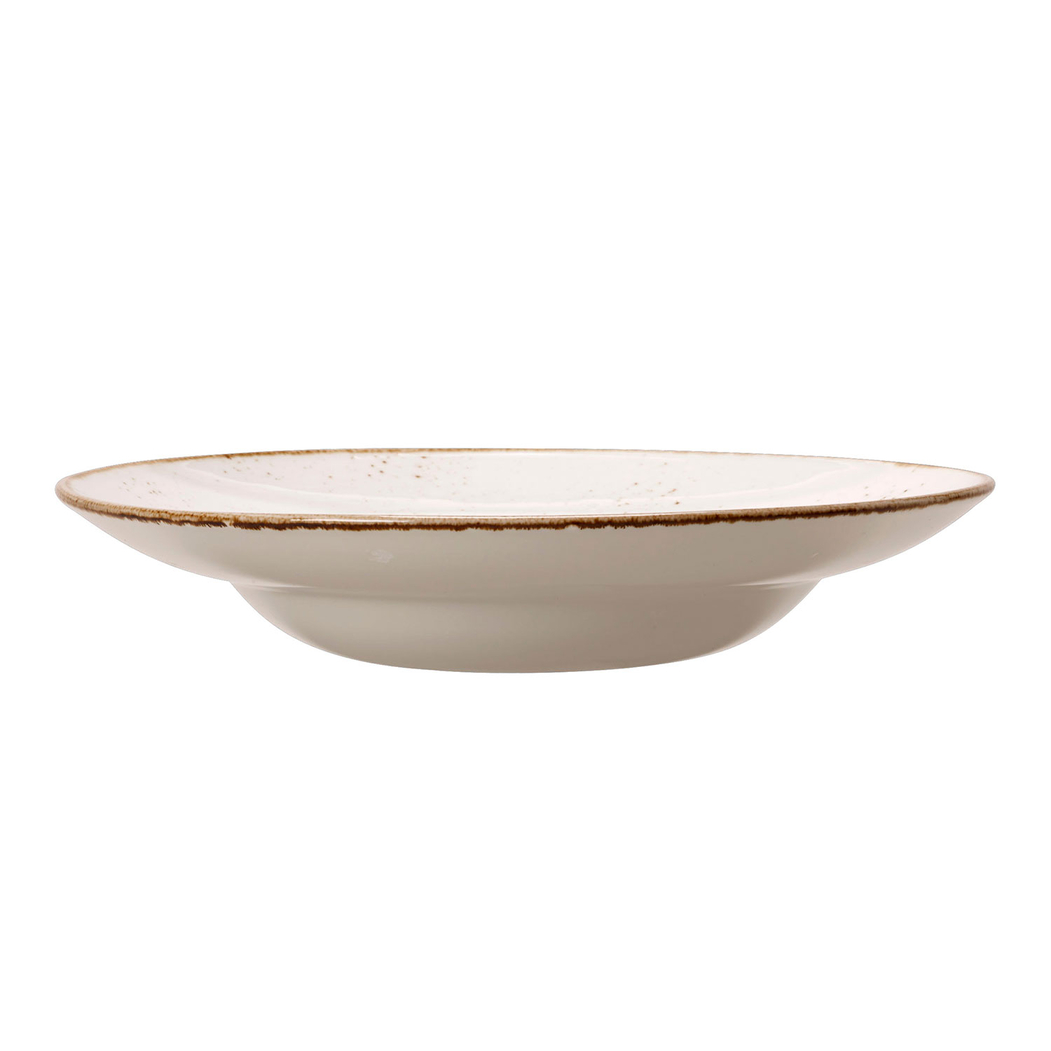 Prato Fundo Craft Branco 27cm, Porcelana vitrificada - Steelite - 5018461425176