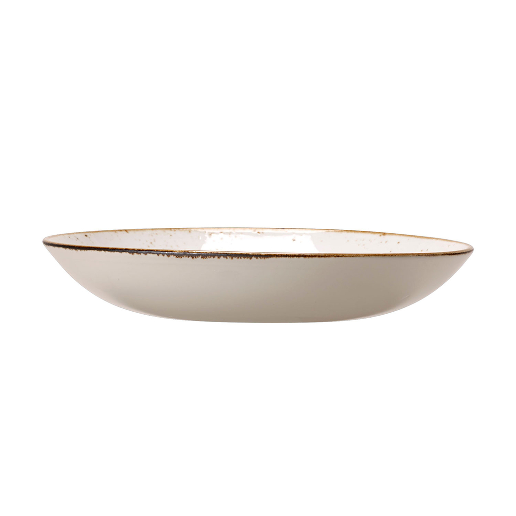 Prato Fundo Craft Branco 25cm, Porcelana vitrificada - Steelite - 5018461425381