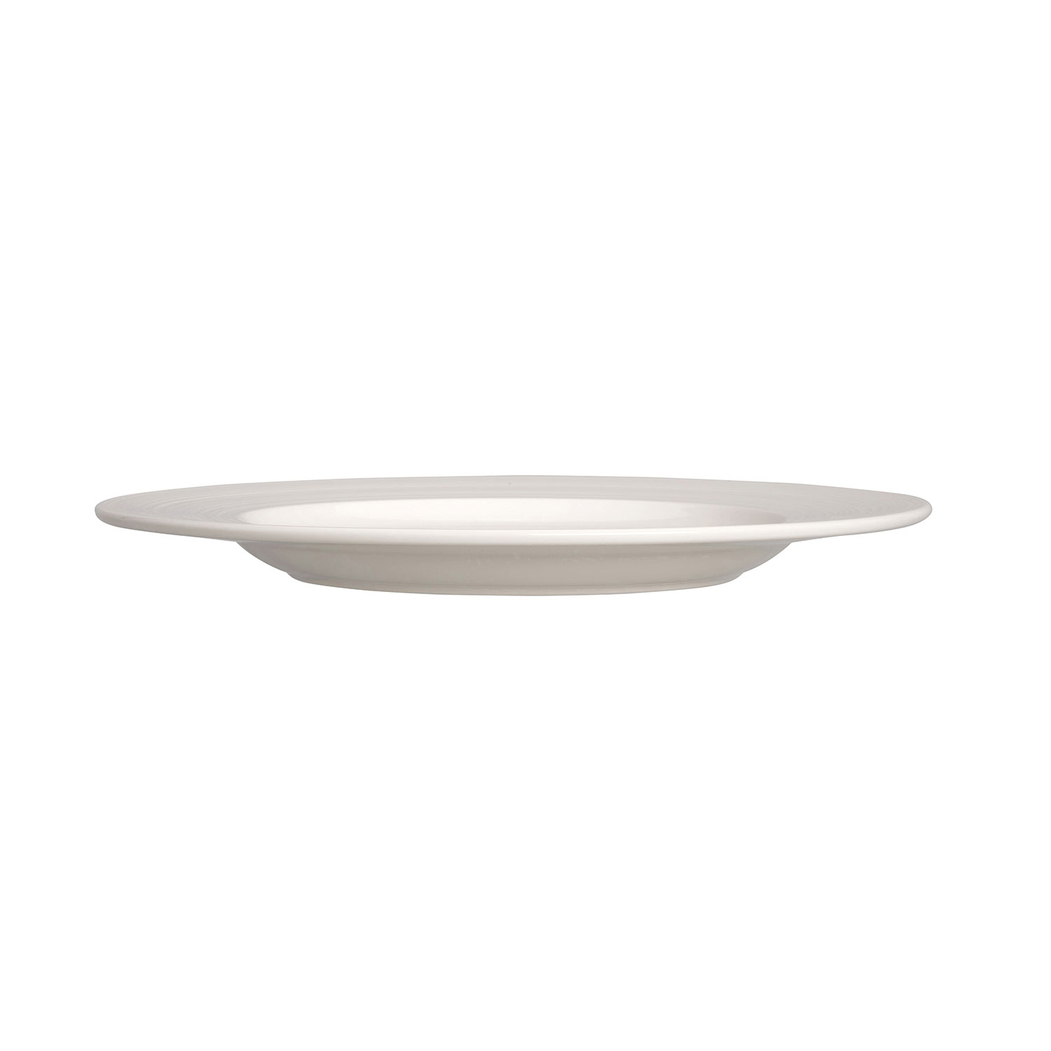 Prato Raso 25cm, Concorde, Porcelana branca com acabamento suave e borda reforçada - Steelite - 5018461752388